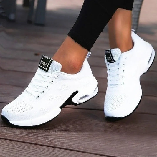 Mulheres tênis de corrida 2025 respirável sapatos casuais ao ar livre leve branco tenis sapatos esportivos casuais tênis caminhada para wamen