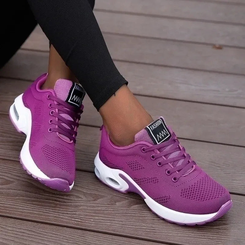 Mulheres tênis de corrida 2025 respirável sapatos casuais ao ar livre leve branco tenis sapatos esportivos casuais tênis caminhada para wamen