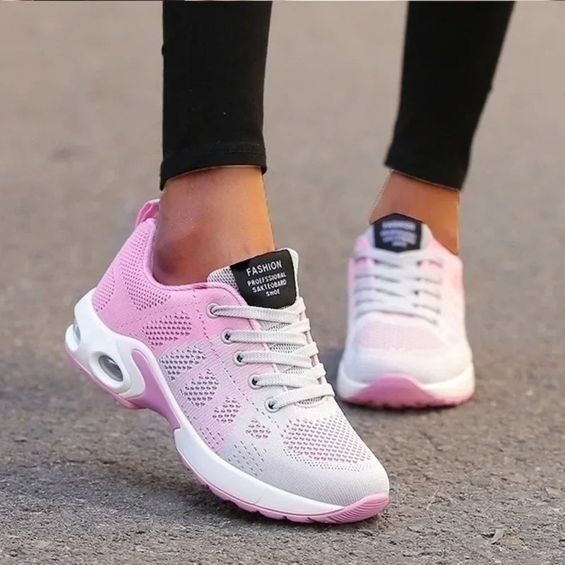 Mulheres tênis de corrida 2025 respirável sapatos casuais ao ar livre leve branco tenis sapatos esportivos casuais tênis caminhada para wamen